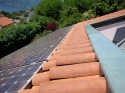 Impianto fotovoltaico integrato architettonicamente da 2,05 kWp<br />
16 moduli Sanyo Hit HIP 205NKHE1<br />
Verbania