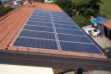 Impianto fotovoltaico integrato architettonicamente da 4,60 kWp<br />
20 moduli Solarday PX60-230<br />
Oleggio (NO)