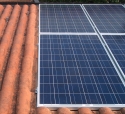 Impianto fotovoltaico integrato architettonicamente da 4,60 kWp<br />
20 moduli Solarday PX60-230<br />
Oleggio (NO)