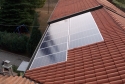 Impianto fotovoltaico integrato architettonicamente da 2,99 kWp<br />
13 moduli Solarday PX60-230<br />
Somma Lombardo (VA)