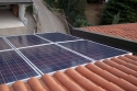 Impianto fotovoltaico integrato architettonicamente da 2,99 kWp<br />
13 moduli Solarday PX60-230<br />
Somma Lombardo (VA)