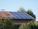Impianto fotovoltaico integrato architettonicamente da 4,14 kWp<br />
18 moduli Solarday PX60-230<br />
Sandigliano (BI)