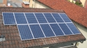 Impianto fotovoltaico parzialmente integrato di 2,99 kWp<br />
13 moduli Solarday PX60-230<br />
Poirino (TO)
