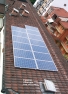 Impianto fotovoltaico parzialmente integrato di 2,99 kWp<br />
13 moduli Solarday PX60-230<br />
Poirino (TO)