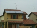 Impianto fotovoltaico integrato architettonicamente da 2,76 kWp <br /> 12 moduli Solarday PX60-230 <br /> Secugnago (LO)