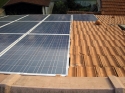 Impianto fotovoltaico integrato architettonicamente da 2,99 kWp<br />
13 moduli Solarday PX60-230<br />
Vigliano Biellese (BI)
