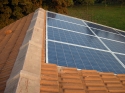Impianto fotovoltaico integrato architettonicamente da 2,99 kWp<br />
13 moduli Solarday PX60-230<br />
Vigliano Biellese (BI)