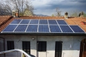 Impianto fotovoltaico integrato architettonicamente da 2,99 kWp <br /> 13 moduli Solarday PX60-230 <br /> Sala Biellese (BI)
