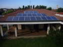 Impianto fotovoltaico integrato architettonicamente da 4,14 kWp <br /> 18 moduli Solarday PX60-230 <br /> Casorate Primo (PV)