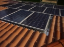 Impianto fotovoltaico integrato architettonicamente da 4,14 kWp <br /> 18 moduli Solarday PX60-230 <br /> Casorate Primo (PV)