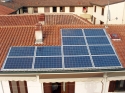 Impianto fotovoltaico integrato architettonicamente di 2,76 kWp <br /> 12 moduli Solarday PX60-230 <br /> Gambol� (PV)