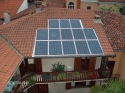 Impianto fotovoltaico integrato architettonicamente di 2,99 kWp <br /> 13 moduli Solarday PX60-230 <br /> Varallo Pombia (NO)