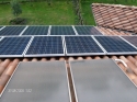 Impianto fotovoltaico parzialmente integrato di 2,99 kWp <br /> 13 moduli Solarday PX60-230 <br /> Lessona (BI)
