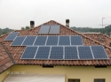 Impianto fotovoltaico parzialmente integrato di 2,99 kWp <br /> 13 moduli Solarday PX60-230 <br /> Lessona (BI)