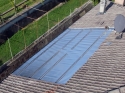 Impianto fotovoltaico integrato architettonicamente da 2,30 kWp<br />
10 moduli Solarday PX60-230<br />
Cossato (BI)
