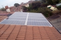 Impianto fotovoltaico integrato architettonicamente da 2,30 kWp<br />
10 moduli Solarday PX60-230<br />
Biella