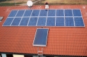 Impianto fotovoltaico parzialmente integrato di 4,14 kWp<br />
18 moduli Solarday PX60-230<br />
Novara