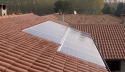 Impianto fotovoltaico integrato architettonicamente da 2,99 kWp<br />
13 moduli Solarday PX60-230<br />
Cerrione (BI)