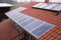 Impianto fotovoltaico integrato architettonicamente da 2,99 kWp<br />
13 moduli Solarday PX60-230<br />
Villanova Mondov� (CN)