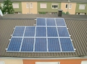 Impianto fotovoltaico parzialmente integrato da 2,99 kWp <br /> 13 moduli Solarday PX60-230 <br /> Saronno (VA)
