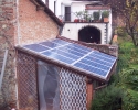Impianto fotovoltaico integrato architettonicamente da 2,99 kWp<br />
13 moduli Solarday PX60-230<br />
Molare (AL)