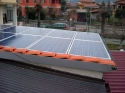 Impianto fotovoltaico integrato architettonicamente da 2,30 kWp<br />
10 moduli Solarday PX60-230<br />
Vigliano (BI)