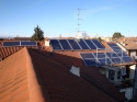 Impianto fotovoltaico parzialmente integrato da 2,76 kWp<br />
12 moduli Solarday PX60-230<br />
Cameri (NO)