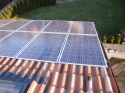 Impianto fotovoltaico integrato architettonicamente da 4,14 kWp<br />
18 moduli Solarday PX60-230<br />
Settimo T.se (TO)