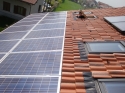 Impianto fotovoltaico integrato architettonicamente da 4,14 kWp<br />
18 moduli Solarday PX60-230<br />
Settimo T.se (TO)