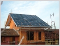 Impianto fotovoltaico integrato architettonicamente da 5,98 kWp <br /> 26 moduli Solarday PX60-230 <br /> Vinzaglio (NO)