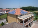 Impianto fotovoltaico integrato architettonicamente da 4,14 kWp<br />
18 moduli Solarday PX60-230<br />
Cameri (NO)