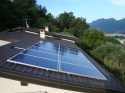 Impianto fotovoltaico parzialmente integrato di 5,52 kWp<br />
24 moduli Solarday PX60-230<br />
Verbania