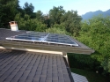 Impianto fotovoltaico parzialmente integrato di 5,52 kWp<br />
24 moduli Solarday PX60-230<br />
Verbania