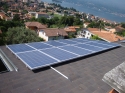 Impianto fotovoltaico parzialmente integrato di 5,52 kWp<br />
24 moduli Solarday PX60-230<br />
Verbania